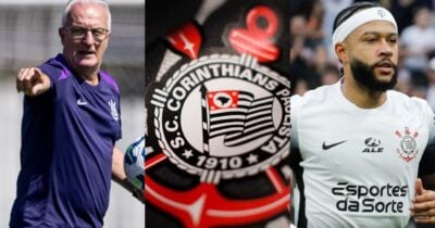 Dorival Jr desesperado: Dupla de Depay tem saída no Corinthians (Foto: Reprodução/ Internet)