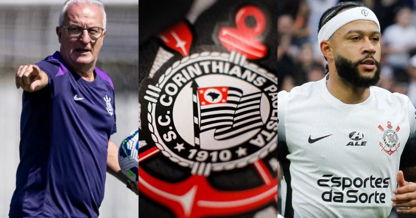 Dorival Jr desesperado: Dupla de Depay tem saída no Corinthians (Foto: Reprodução/ Internet)
