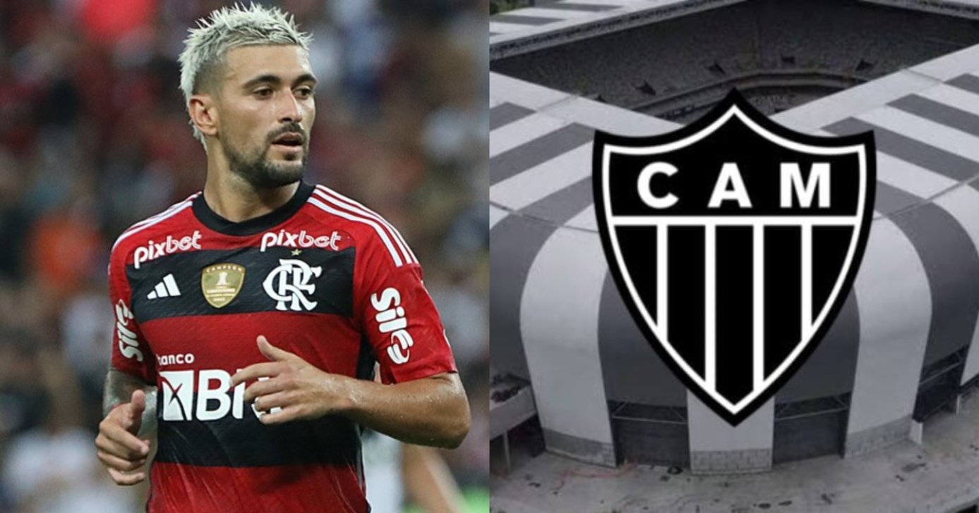 Dupla de Arrascaeta Flamengo leva rasteira do Atlético-MG