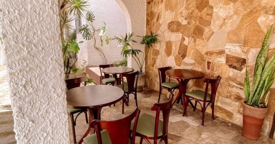 Espaço do restaurante Casa Patuá