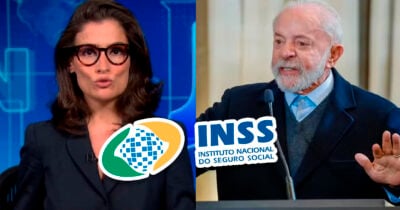 INSS - Renata Vasconcellos - Lula (Foto: Reprodução)