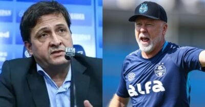 Mano Menezes passa por cima de Guerra e exige +4 reforços no Grêmio