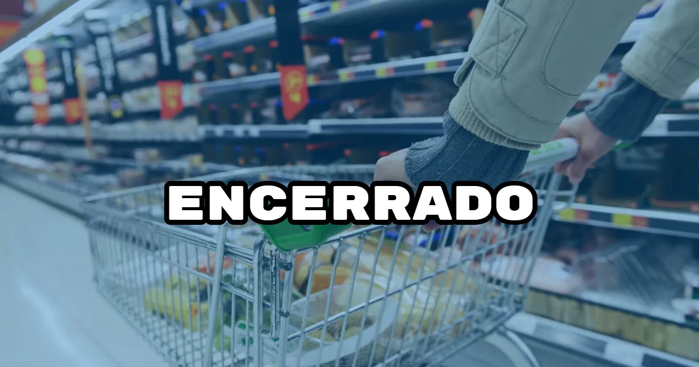 Supermercado encerrado em Curitiba, Paraná (Foto: Divulgação)