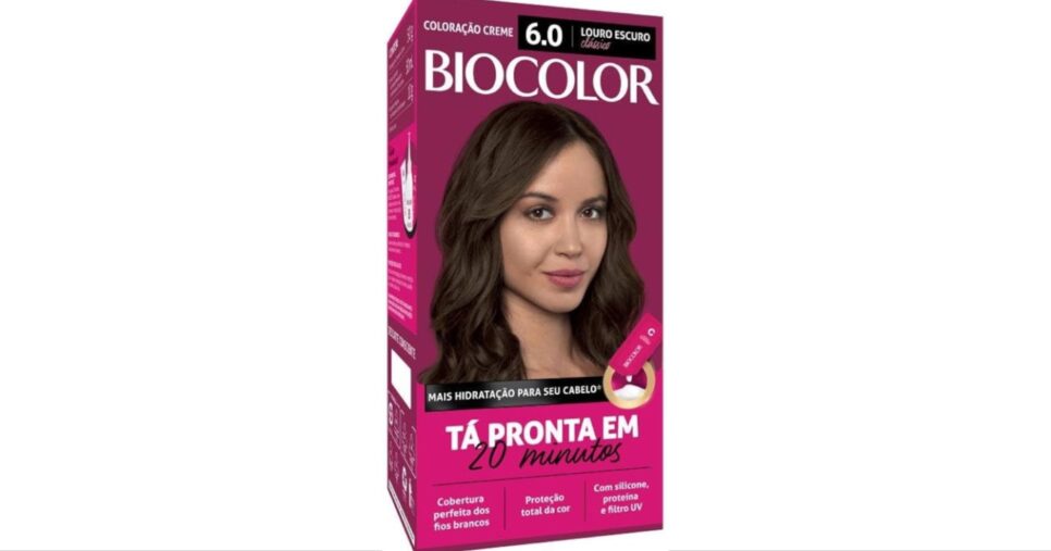 Tintura Creme Biocolor 6.0 Louro Escuro Clássico Mini Kit - Foto: Internet
