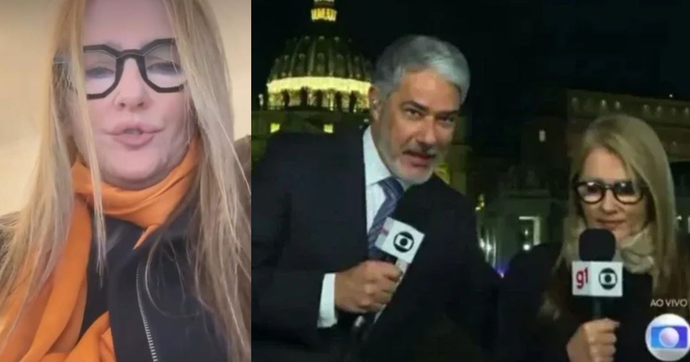 William Bonner e Ilze Scamparini (Fotos: Reproduções / Instagram / Globo)