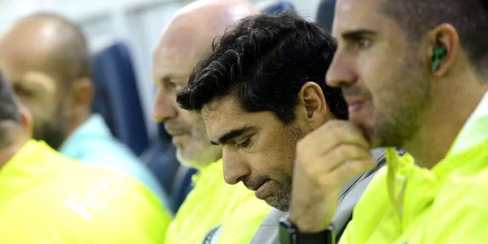 Abel Ferreira durante o Choque-Rei (Reprodução: Marcos Ribolli)