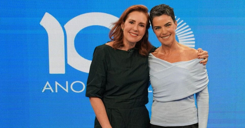 Ana Paula Arósio em “O Futuro Já Começou – Histórias da Nossa História”, do programa “Fantástico”, da TV Globo (Foto: TV Globo)