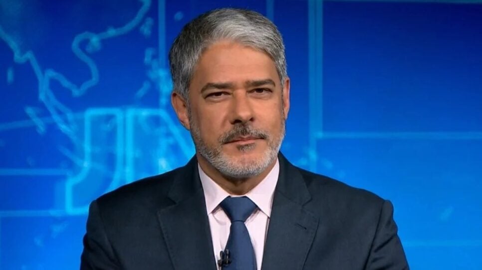 Âncora William Bonner, do Jornal Nacional (Foto: Reprodução/ TV Globo)