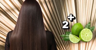 Mulher com cabelo liso e limão com mais 2 ingredientes (Foto: Reprodução / Globo / Montagem TV Foco)