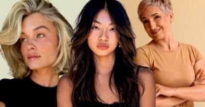Conheça as cores de cabelo que rejuvenescem mulheres de todas as idades (Foto Reprodução/Montagem/Lennita/Tv Foco/Canva)