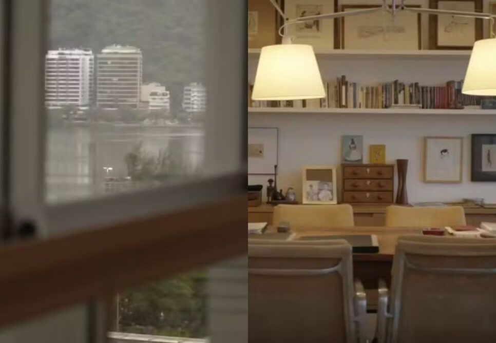Débora Bloch mostra apartamento (Foto: Reprodução/GNT/Montagem TV Foco)