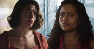 Clarice e Beatriz em Garota do Momento (Foto: Reprodução / Globo / Montagem TV Foco)