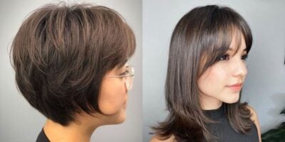 4 cortes de cabelo para disfarçar a papada (Reprodução: Montagem TV Foco)