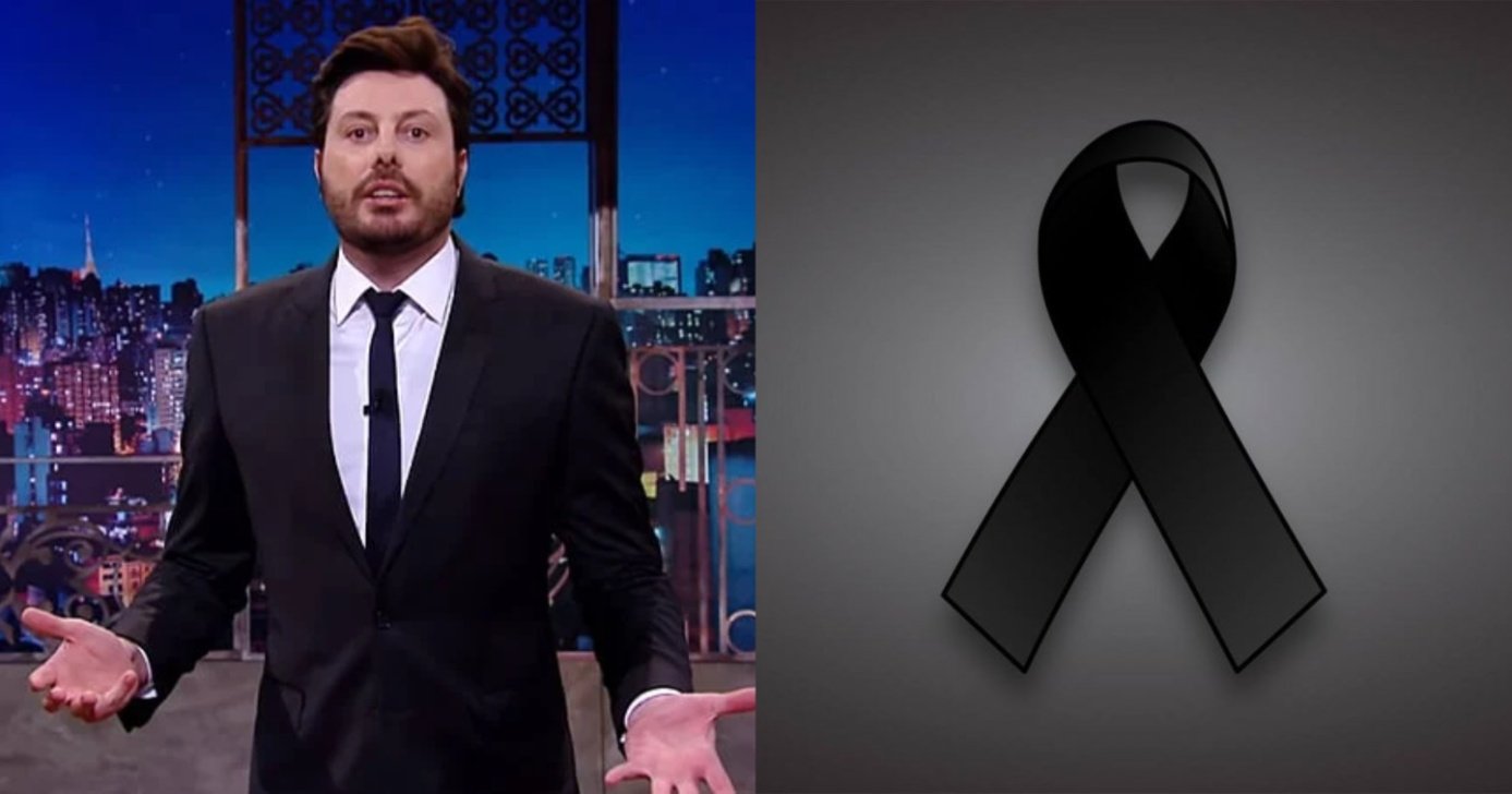 Danilo Gentili lamentou morte no elenco do The Noite, do SBT (Foto: Reprodução/ Internet)