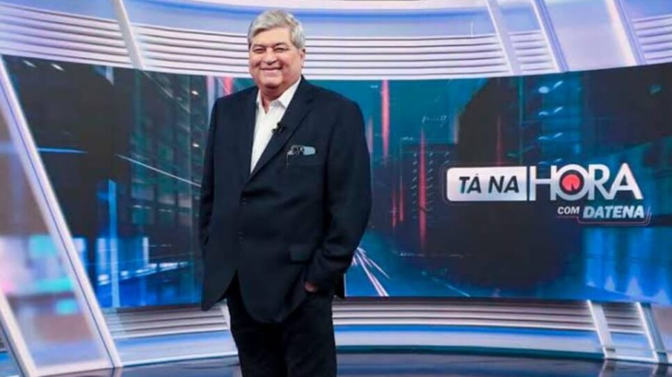 José Luiz Datena comandou o Tá na Hora por meses e pediu demissão (Foto: Divulgação, SBT)