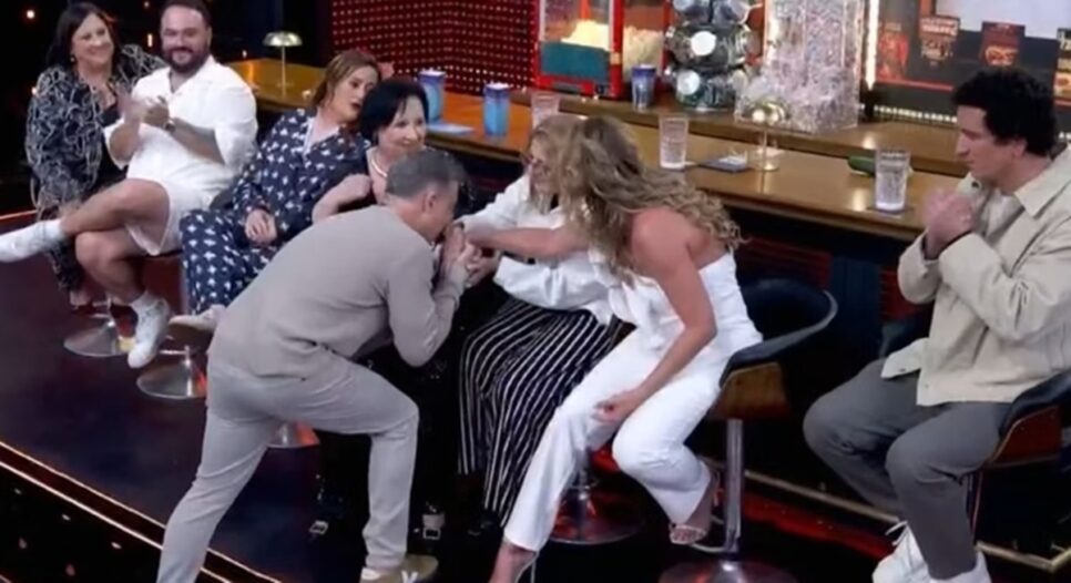 Luciano Huck se contenta com perdão de juras no Domingão (Foto: Reprodução/ Globo)
