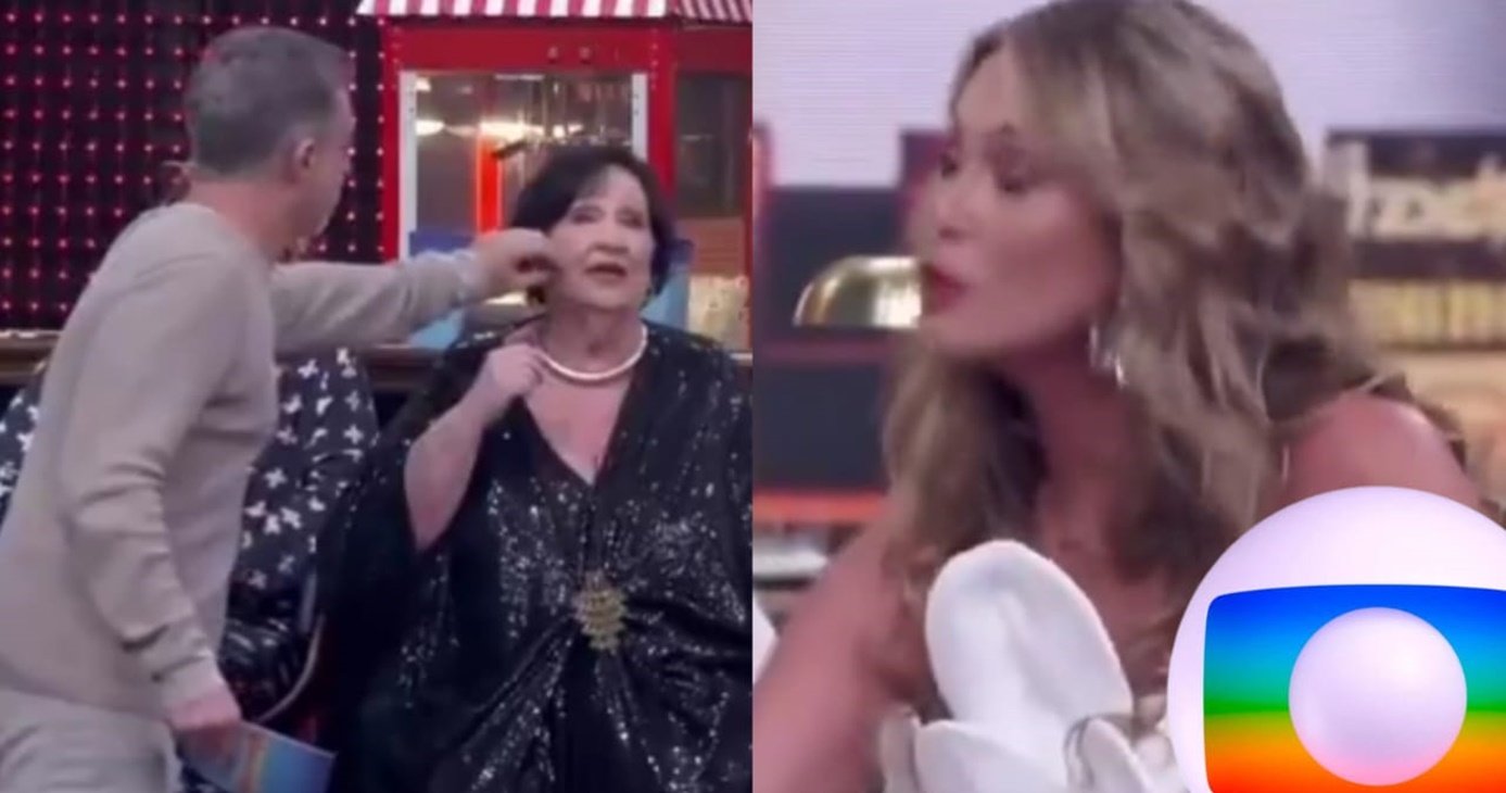 Dona Déa assume briga com Lívia Andrade, choro e Huck sem chão (Foto: Reprodução/ Globo/ Montagem)