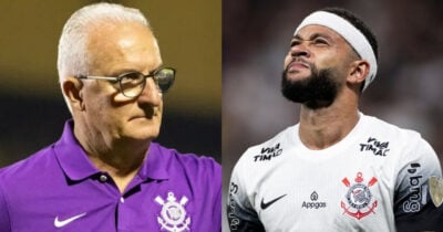 Dorival Jr avisado: Depay tem saída anunciada no Corinthians (Foto: Reprodução/Montagem TV Foco)