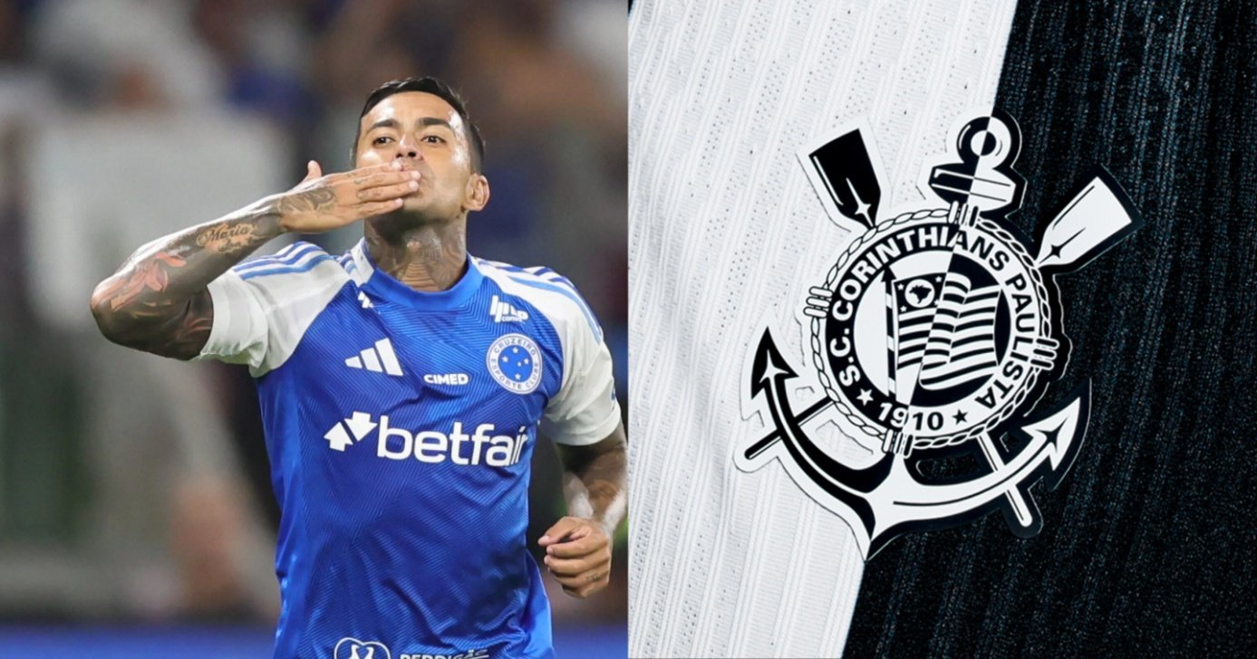 Melo arma rasteira no Cruzeiro por contratação de Dudu no Corinthians - (Montagem / TV FOCO)