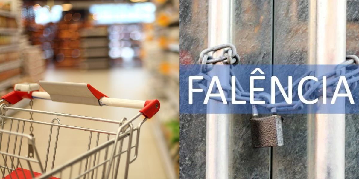 Falência e o fim de 2 supermercados no Brasil (Reprodução: Montagem TV Foco)