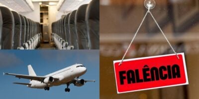 Falência de companhia aérea após 10 anos (Reprodução: Montagem TV Foco)