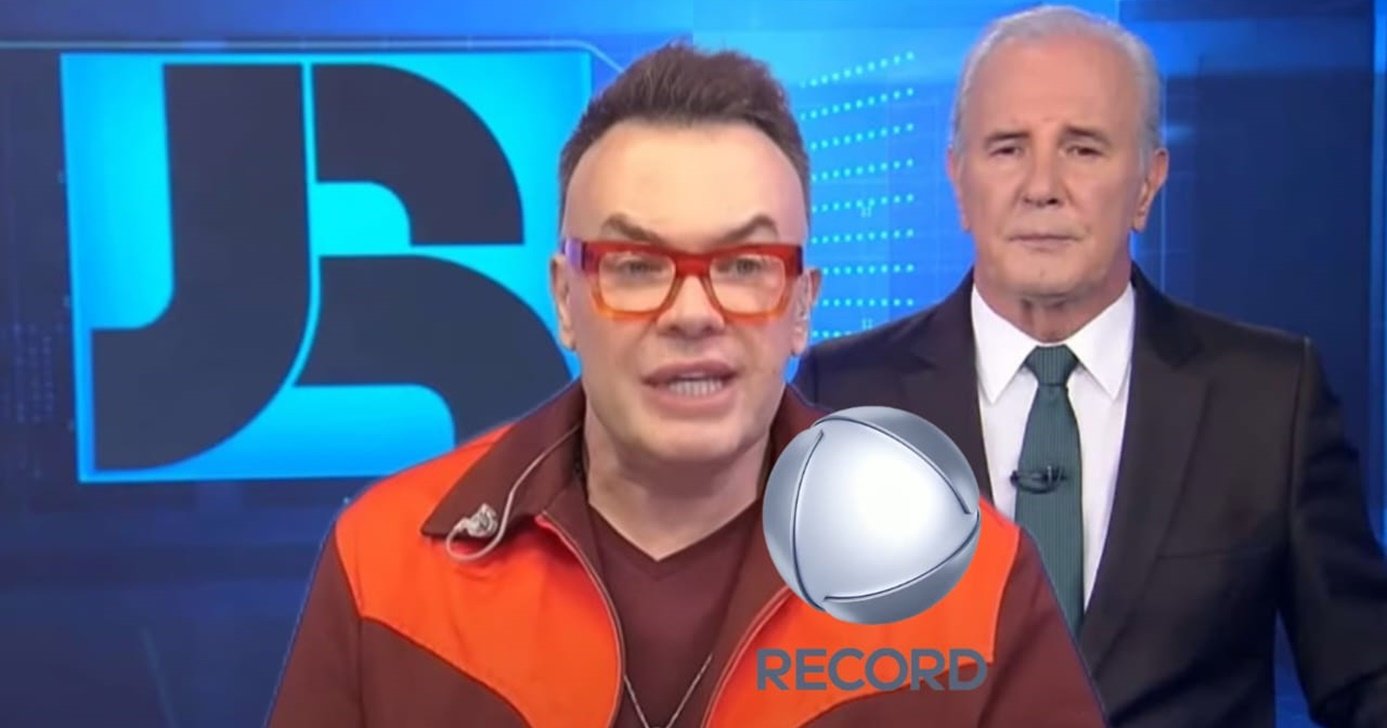 Felipeh Campos expõe Jornal da Record e Celso Freitas (Foto: Reprodução/ Divulgação/ YouTube/ Montagem)