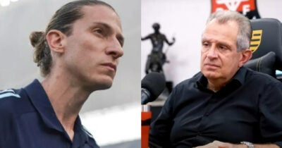 Flamengo: Filipe Luís assume lugar de treinador da seleção (Foto: Reprodução/Montagem TV Foco)