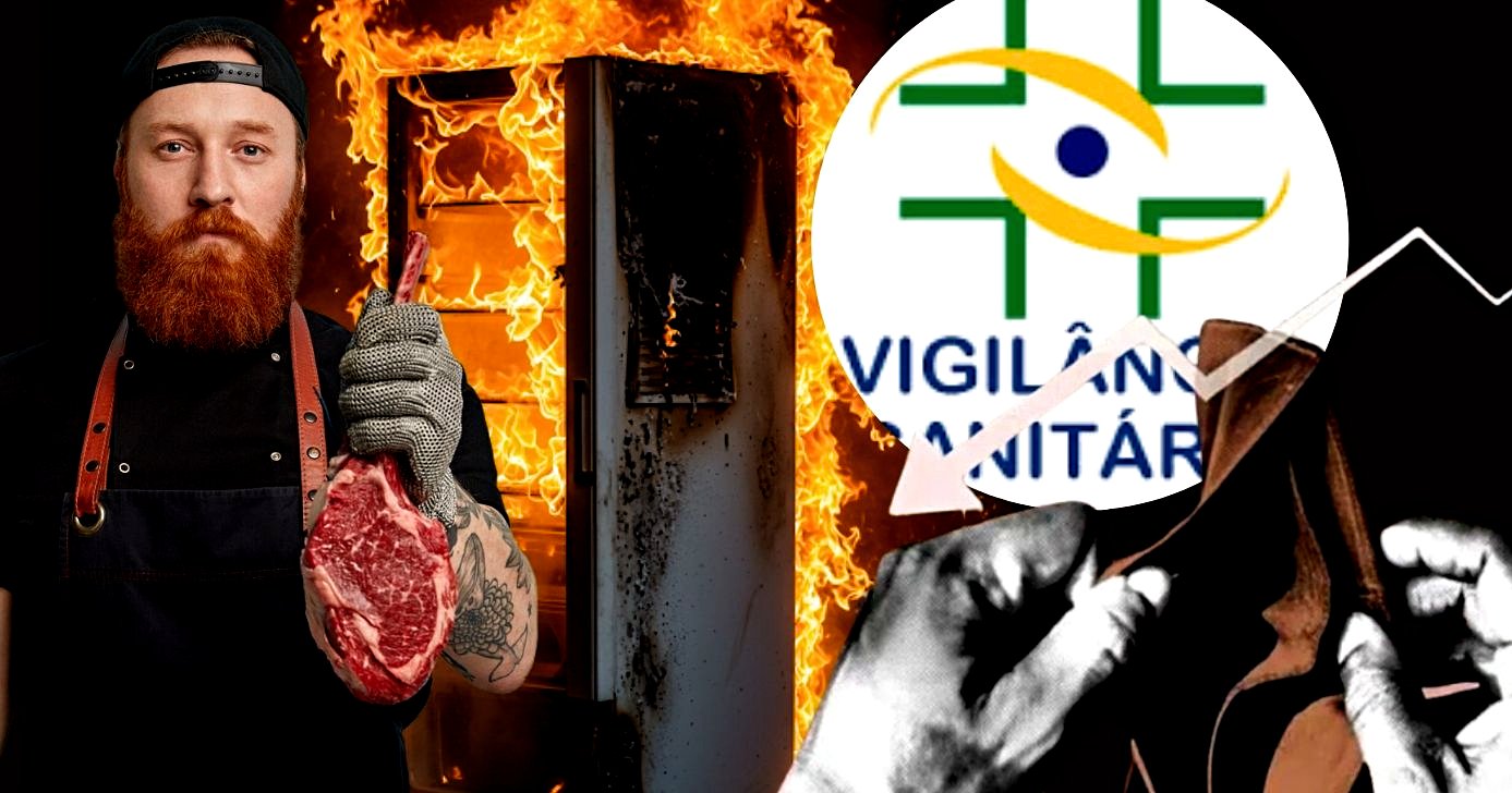 Incêndio e decreto da Vigilância colocam fim em frigorífico tradicional (Foto Reprodução/Montagem/Tv Foco/Canva/Lennita)