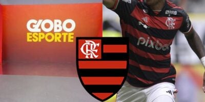 Globo Esporte confirma craque de R424M fora no Flamengo (Reprodução: Montagem TV Foco)