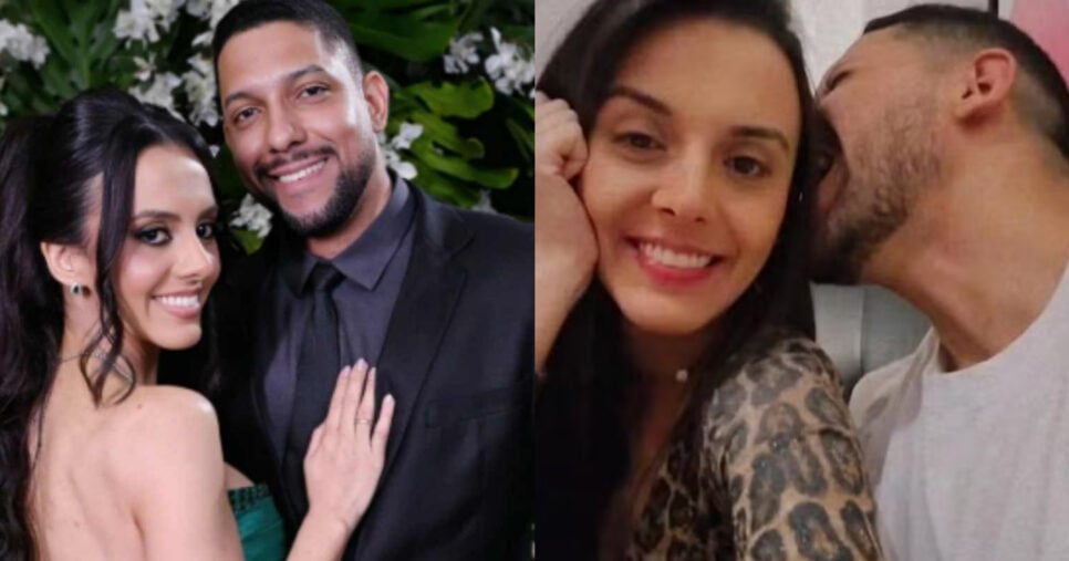 Jéssica Belenello e seu namorado, Gui Bull (Foto: Reprodução/Montagem TV Foco)