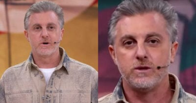 Ao vivo! Huck é obrigado a intervir participante do Domingão (Foto: Reprodução/Montagem TV Foco)