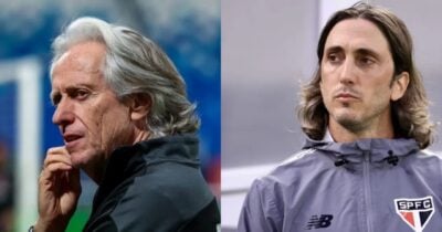 Jorge Jesus é aprovado para substituir Zubeldía no São Paulo - (Montagem / TV FOCO)