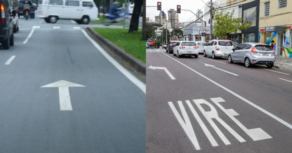 Lei de trânsito confirma proibição em calçadas e atinge em cheio motoristas - Foto: Montagem