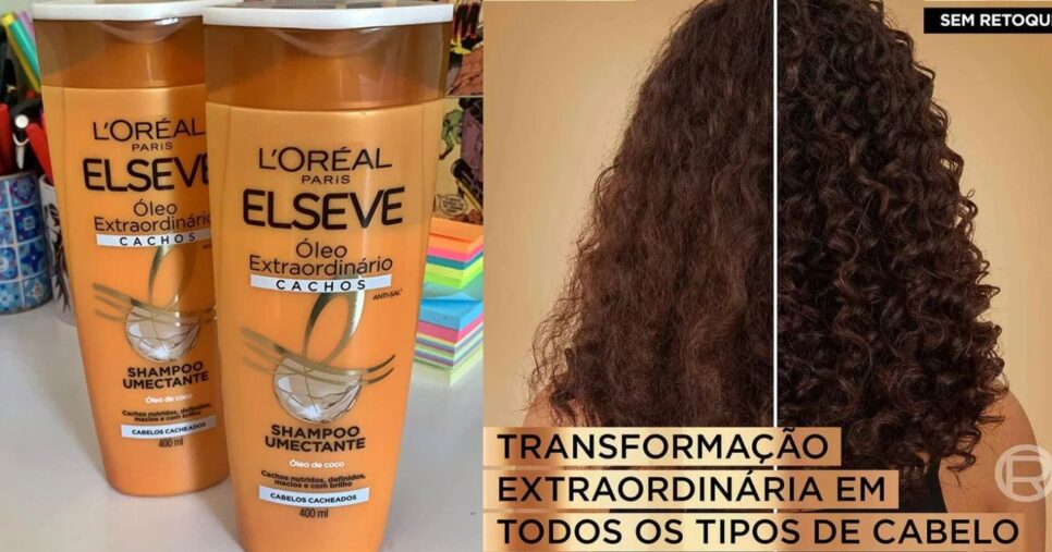 Elseve L'Oréal Óleo Extraordinário Cachos Shampoo 