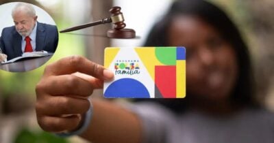 Lula e cartão do Bolsa Família (Foto: Reprodução / Gov / Canva / Montagem TV Foco)
