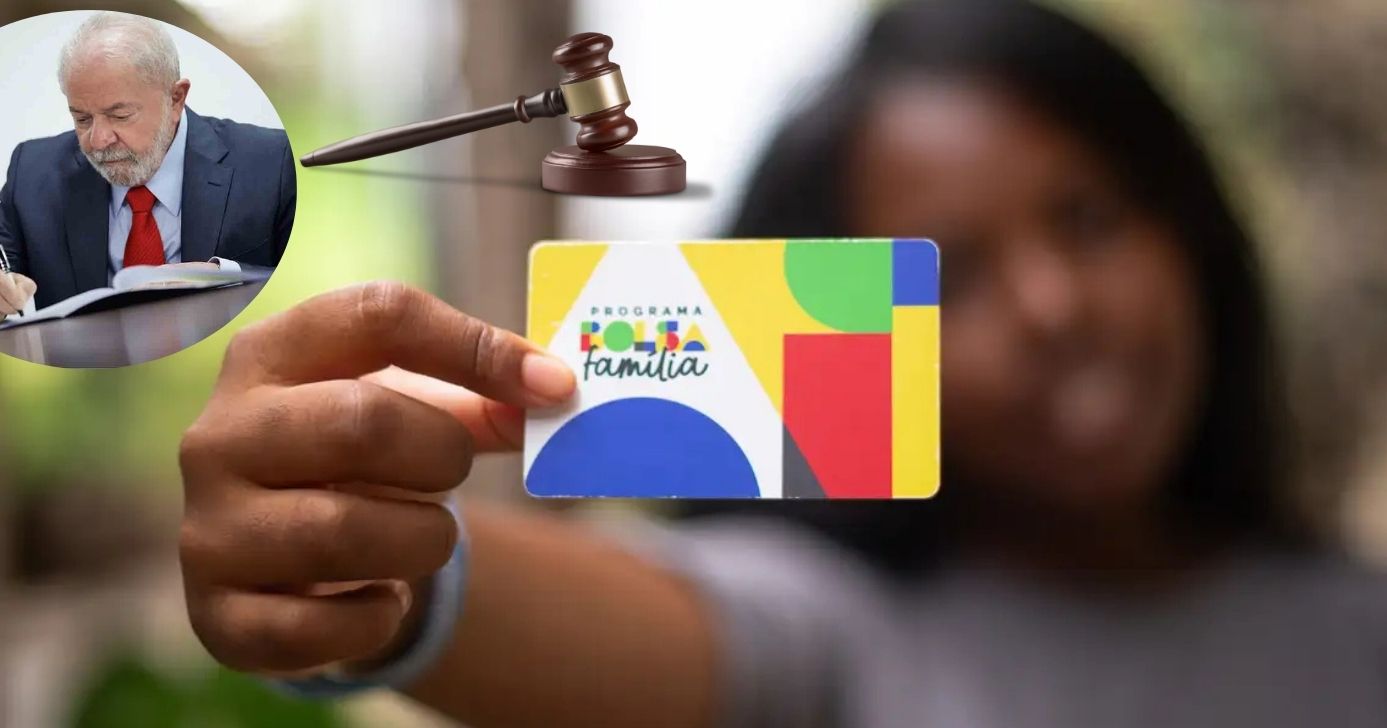 Lula e cartão do Bolsa Família (Foto: Reprodução / Gov / Canva / Montagem TV Foco)
