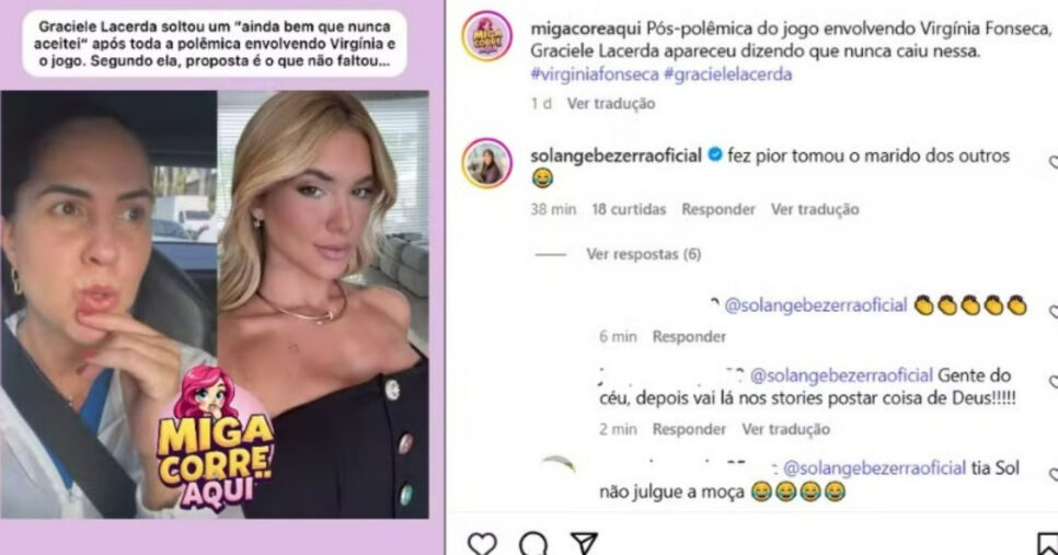 Mãe de Deolane vai para cima de mulher de cantor sertanejo (Foto: Reprodução)