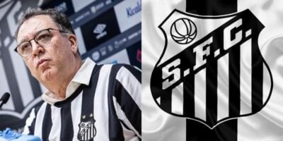 Marcelo Teixeira crava sobre Paulinho para salvar o Santos (Reprodução: Raul Baretta)