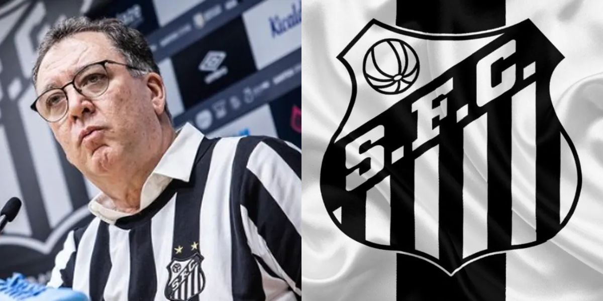 Marcelo Teixeira crava sobre Paulinho para salvar o Santos (Reprodução: Raul Baretta)