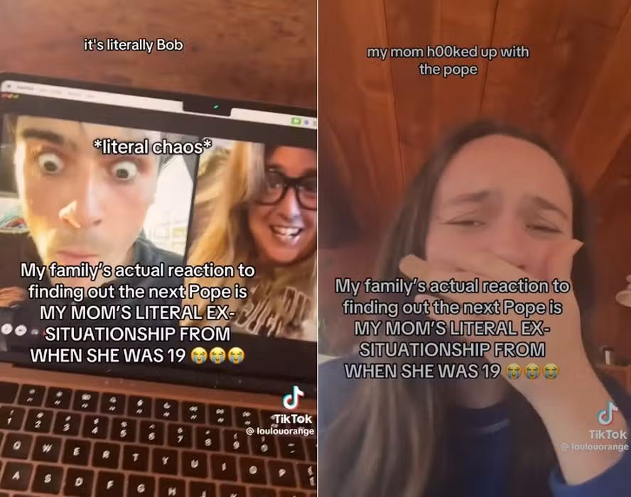 Famosa influenciadora do TikTok diz que mãe teve caso com o novo Papa — Foto: Reprodução/ Internet