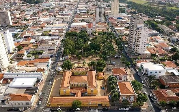 Vista aérea de Monte Alto (Foto: Reprodução / Jornal Cidade Sonho)