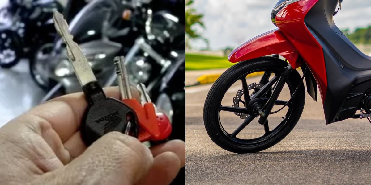 Moto baratinha bate de frente com a cinquentinha amada da Honda (Foto: Internet)
