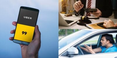 Uber e 99 com novo plano de lei que atingem motoristas em Belo Horizonte (Reprodução: Montagem TV Foco)