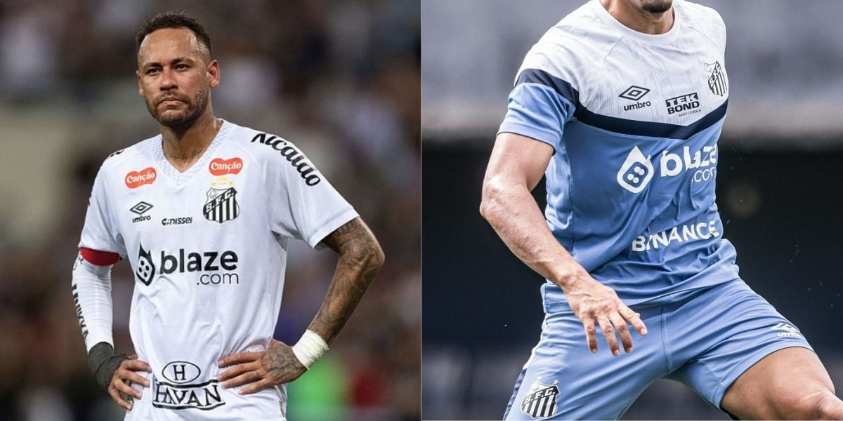 Santos arma saída de dupla de Neymar (Reprodução: Ruano Carneiro)