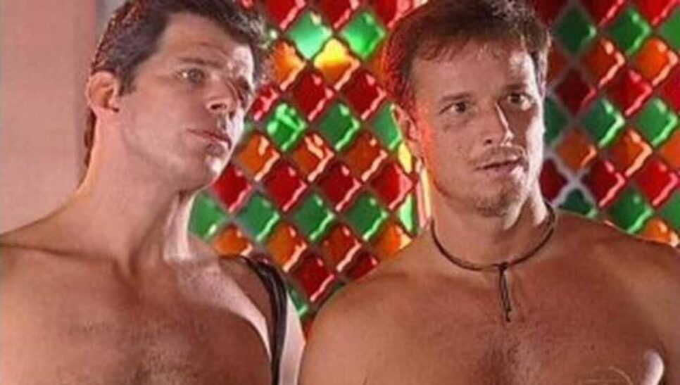 Galãs: Raul Gazolla e Marcello Novaes em novela de Glória Perez (Foto: Reprodução/ Globo)
