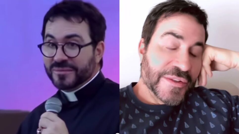 Padre Fábio de Melo nas redes sociais (Foto: Instagram/ Montagem)