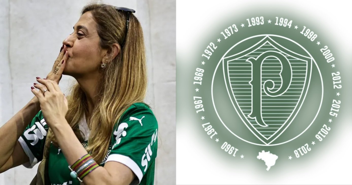 Leila confirma melhor notícia no Palmeiras - (Montagem / TV FOCO)