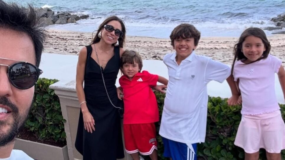 Os filhos e marido de Patrícia Abravanel (Foto: Reprodução/ Instagram)