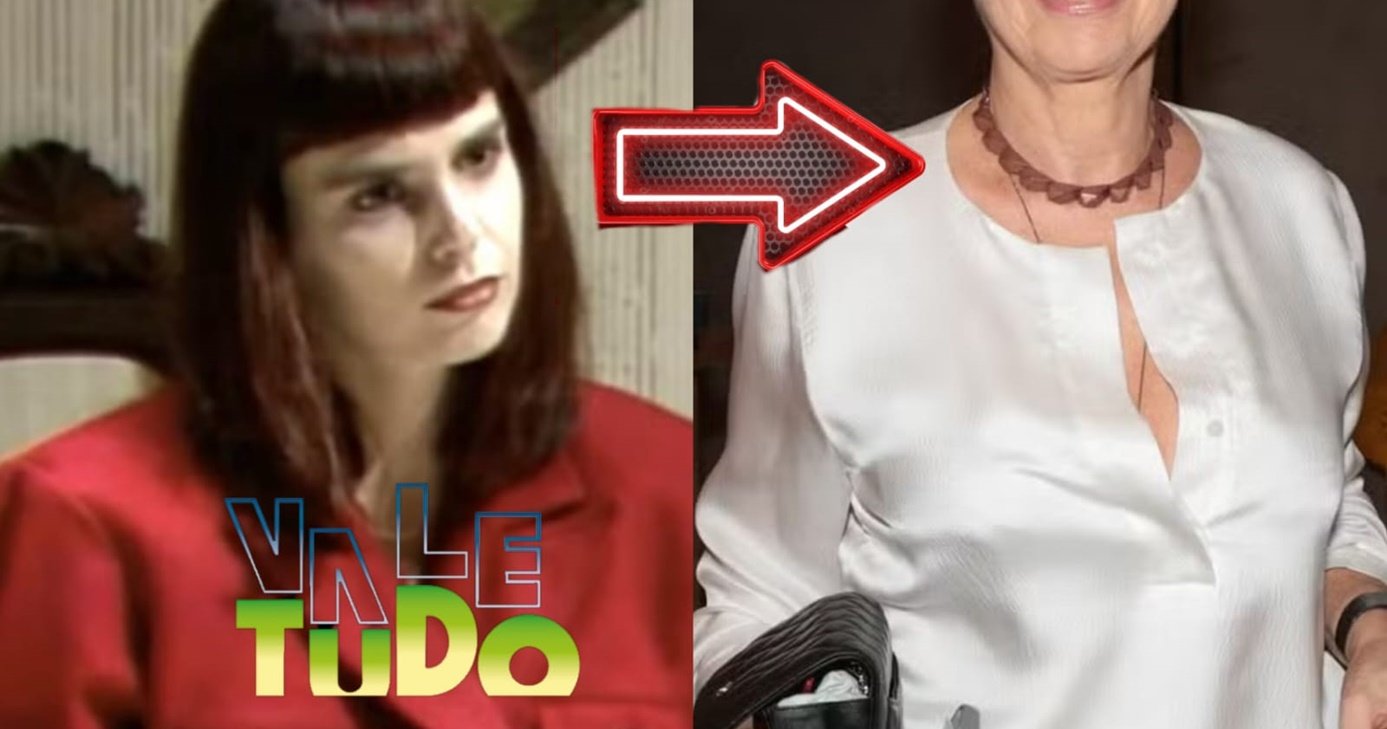 1ª Solange de Vale Tudo está irreconhecível hoje (Foto: Reprodução/ Globoplay/ AgNews/ Montagem TV Foco)
