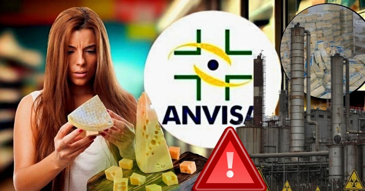 Queijo tóxico interdita 9 fábricas clandestinas e ANVISA liga o alerta (Foto Reprodução/Montagem/Tv Foco/Canva/Lennita/)